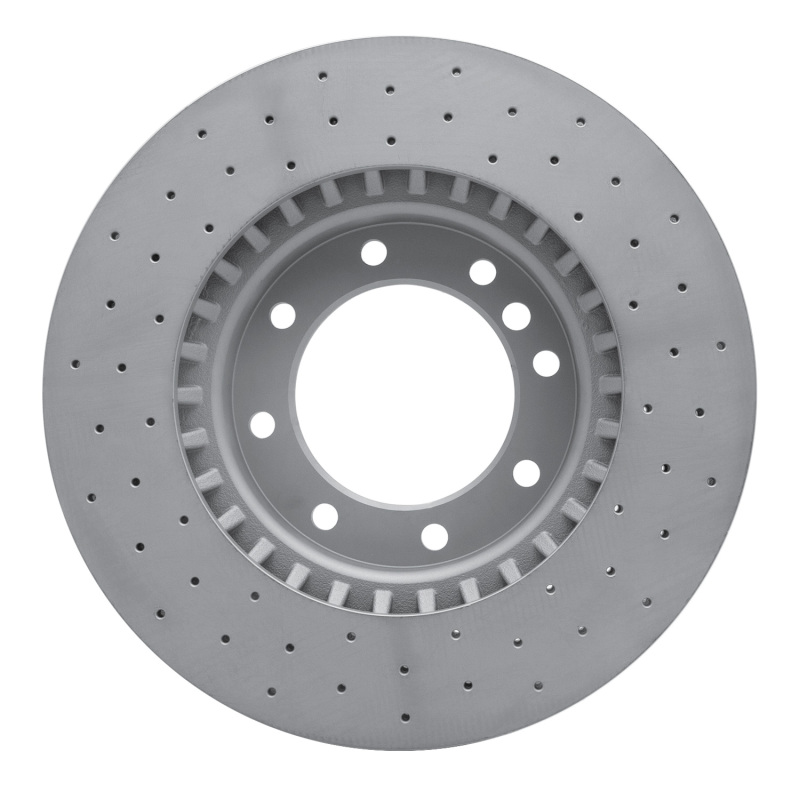 Mercedes-Benz G550 Brake Rotor (1) - Front - R1 Concepts - Drilled Carbon Alloy GeoMET - `17-`18